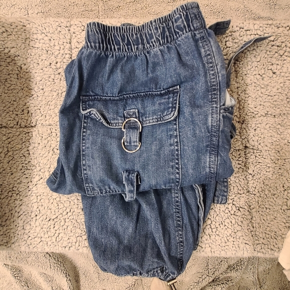 GARAGE cargo parachute denim pants - Picture 6 of 6